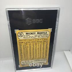 1968 topps mickey mantle sgc 4.5 New York Yankees FREE SHIPPING