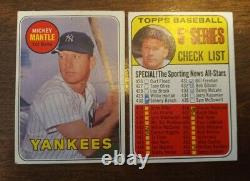 1969 Topps #500 Mickey Mantle HOF. New York Yankees. Withbonus 69 checklist