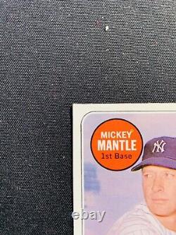 1969 Topps #500 Mickey Mantle White Letter New York Yankees