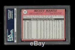 1969 Topps BB Card #500 Mickey Mantle Yankees LAST NAME IN YELLOW PSA NM 7