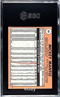 1969 Topps MICKEY MANTLE #500 SGC 1 Poor Yankees SEE ALL PICS