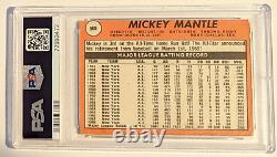 1969 Topps Mickey Mantle #500 HOF Last Name In Yellow PSA 1 PR NEW SLAB