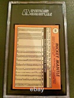 1969 Topps Mickey Mantle # 500 SGC 3 VG Awesome card