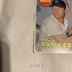 1969 Topps Mickey Mantle #500, See Photos For Condition