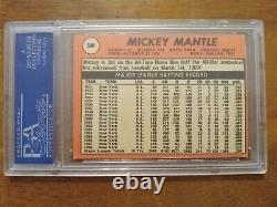 1969 Topps Mickey Mantle Last Name In Yellow #500 Yankees PSA 4 VG-EX