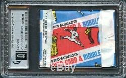 1969 Topps Unopened Baseball Or Man/moon (1-card) Wax Fun-pack (gai-8-nm-mt)rare