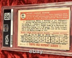 1983 Topps 1952 Mickey Mantle #311 Rc Rookie Psa 7