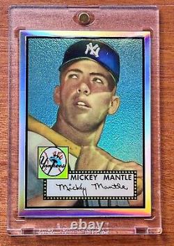 1996 Topps Mickey Mantle #2 1952 Finest Refractor Centered Great Eye Appeal