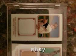 2010 Topps 206 All The Star Players Babe Ruth And Mickey Mantle game used /99
