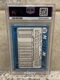 2012 Topps Mickey Mantle Reprint'65 Gold Refractor #350 Psa 10
