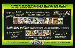 2014 Universal Treasures Chase Box Find 1952 Topps Mickey Mantle Mays 21 Packs