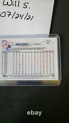 2021 Topps Series 2 Mickey Mantle SSP #52 3 bats Hot