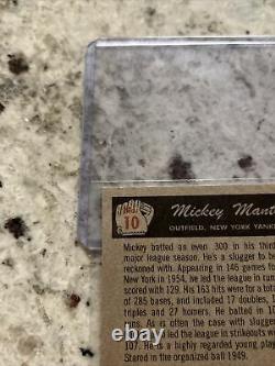 2021 topps x mickey mantle collection #10 1955 bowman 3/15