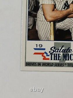 2022 Topps Series 1 Mickey Mantle Salute to The Mick. Rare Insert SSP STM-1