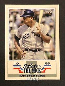 2022 Topps Update Mickey Mantle Salute The Mick SSP Insert #STM-9
