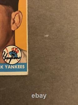 (2) 1958 Topps Baseball Mickey Mantle Cards-#150, #418 (mantle/aaron)