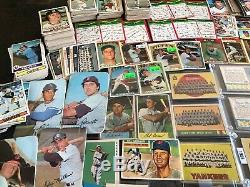 Amazing Vintage Baseball Card Lot Mickey Mantle Ted Williams Roberto Clemente +