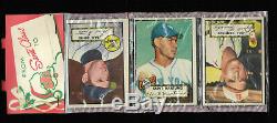 Authentic 1952 TOPPS xmas rack pack 12 cards, Mickey Mantle, Mays Pafko