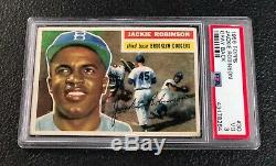 Brooklyn Dodgers Jackie Robinson 1956 Topps #30 PSA 3 Vg Gray Back