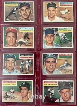 Great Condition/Graded 1956 Topps Baseball Cards Complete Set Mickey Mantle