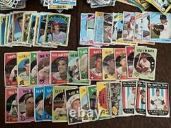 Huge vintage baseball card lot 1952-1980 mickey mantle yogi berra reggie jackson