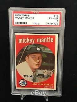 Incredible Mickey Mantle PSA 24-Card Graded Lot 1952 Bowman-1969 Topps Yankees