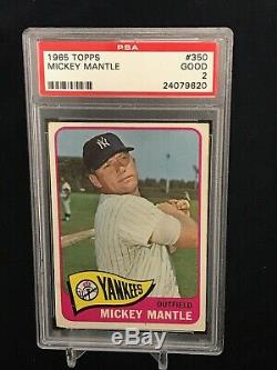 Incredible Mickey Mantle PSA 24-Card Graded Lot 1952 Bowman-1969 Topps Yankees