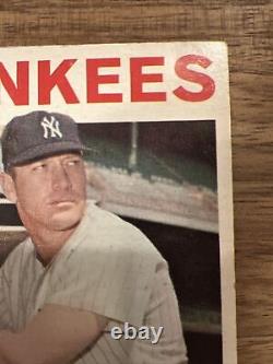 MICKEY MANTLE 1964 Topps Baseball Card #50 New York Yankees