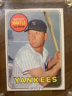 MICKEY MANTLE 1969 Topps Mickey Mantle #500 Yankees