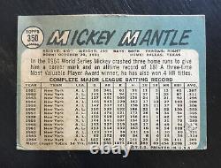 Mckey Mantle 1965 Topps! New York Yankees! LOW GRADE