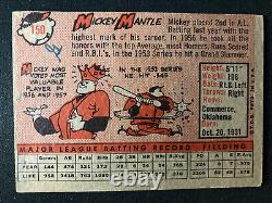 Mickey Mantle 150 topps 1958? New York Yankees