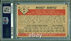 Mickey Mantle 1953 Bowman Color #59 PSA 3.5 Great Eye Appeal/Well Centered