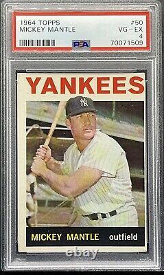 Mickey Mantle 1954 Topps PSA 4 Baseball Card