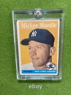 Mickey Mantle 1958 TOPPS CARD NY YANKEES 1958 MICKEY MANTLE Topps MAKE AN OFFER