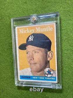 Mickey Mantle 1958 TOPPS CARD NY YANKEES 1958 MICKEY MANTLE Topps MAKE AN OFFER