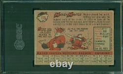 Mickey Mantle 1958 Topps #150 SGC 3 Yankees HOF Slugger / Nice Eye Appeal