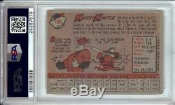Mickey Mantle 1958 Topps Vintage Baseball Card Graded PSA EX+ 5.5 Yankees #150