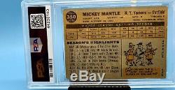 Mickey Mantle 1960 Topps 350. PSA 3/Very Good Authentic Vintage Graded. HOF