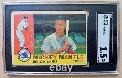 Mickey Mantle 1960 Topps #350 SGC 1.5