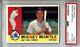 Mickey Mantle 1960 Topps Vintage Baseball Card Graded Psa 6 Ex-mt Yankees #350