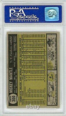 Mickey Mantle 1961 Topps #300 PSA 6 Excellent To MINT New York Yankees Sharp