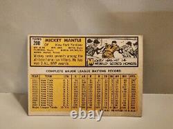 Mickey Mantle 1963 Topps #200 Vg-ex