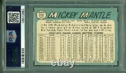 Mickey Mantle 1965 Topps #350 PSA 5 Great Eye Appeal Centered 50/50
