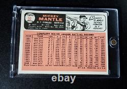 Mickey Mantle 1966 Topps #50 Baseball Card Yankees HOF NICE