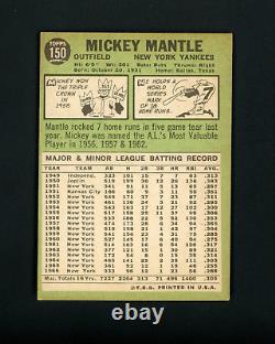 Mickey Mantle 1967 Topps (HOF) NY Yankees #150 VG