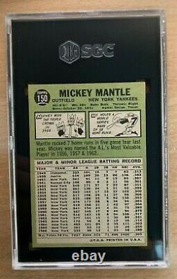 Mickey Mantle 1967 Topps card #150 CENTERED PSA SGC 5 Yankees $$ invest