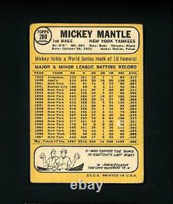 Mickey Mantle 1968 Topps (HOF) NY Yankees #280 GOOD