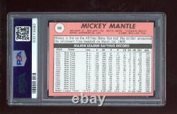 Mickey Mantle 1969 Topps #500A White Letter Variation (PSA 8) (OC)