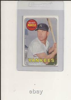 Mickey Mantle. 1969 Topps. Good