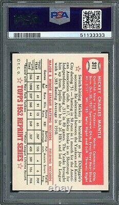 Mickey Mantle 1983 Topps 1952 Baseball Card #311 Graded PSA 6